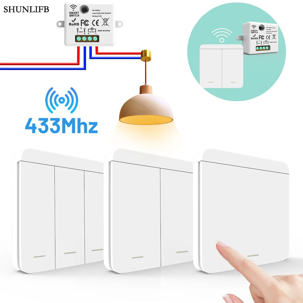 Tuya Smart Switch Set Wireless Switch Modification No Wiring Needed No Wiring Attached Smart Remote Control Smart Home
Tuya Smart Switch Set Wireless Switch Modification No Wiring Needed No Wiring Attached Smart Remote Control Smart Home