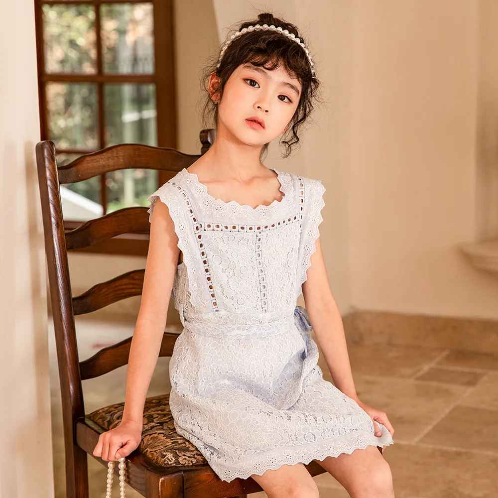 Girls Princess Party Dress Children's Elegant Fashion Lace Sleeveless Dresses Baby Clothes Casual 3-14 Years Old Kids Vestidos
Girls Princess Party Dress Children's Elegant Fashion Lace Sleeveless Dresses Baby Clothes Casual 3-14 Years Old Kids Vestidos
