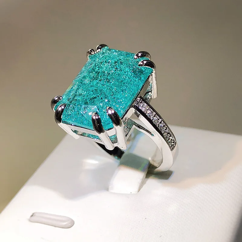 Luxury Square Ice Flower Zircon Stone Ring for Women Engagement Wedding Party Accessories Anniversary Jewelry Gift Free Shipping
Luxury Square Ice Flower Zircon Stone Ring for Women Engagement Wedding Party Accessories Anniversary Jewelry Gift Free Shipping