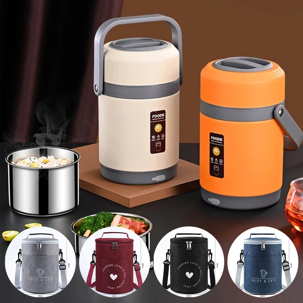 Heating Lunch Box Office School Child Food Warmer Container Stainless Steel Bento Box
Heating Lunch Box Office School Child Food Warmer Container Stainless Steel Bento Box