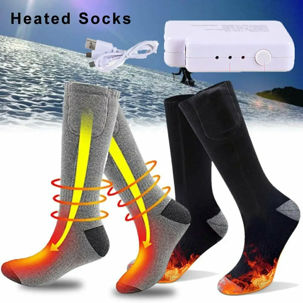 Носки унисекс с электрическим подогревом, теплые носки, теплые носки для обуви, носки с USB-зарядкой и аккумулятором, зимние носки для активно...
Носки унисекс с электрическим подогревом, теплые носки, теплые носки для обуви, носки с USB-зарядкой и аккумулятором, зимние носки для активно...