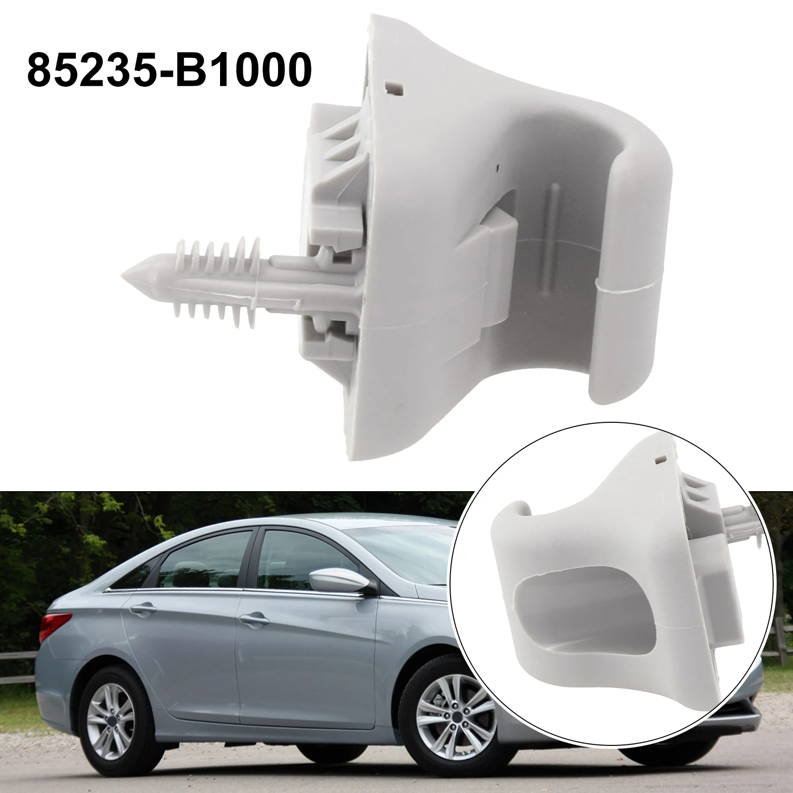 1PC Gray Plastic Car Sun Visor Retainer Clip For Hyundai Elantra Sonata Getz Ioniq 85235-B1000 Plug-and-play Car Clips
1PC Gray Plastic Car Sun Visor Retainer Clip For Hyundai Elantra Sonata Getz Ioniq 85235-B1000 Plug-and-play Car Clips