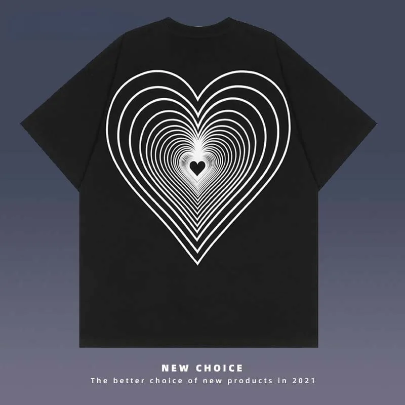 Cotton T-shirt Men Streetwear Vintage Letter Love Print T-shirts Mens Harajuku Hip Hop Oversized O Neck Short Sleeve Top Couples
Cotton T-shirt Men Streetwear Vintage Letter Love Print T-shirts Mens Harajuku Hip Hop Oversized O Neck Short Sleeve Top Couples