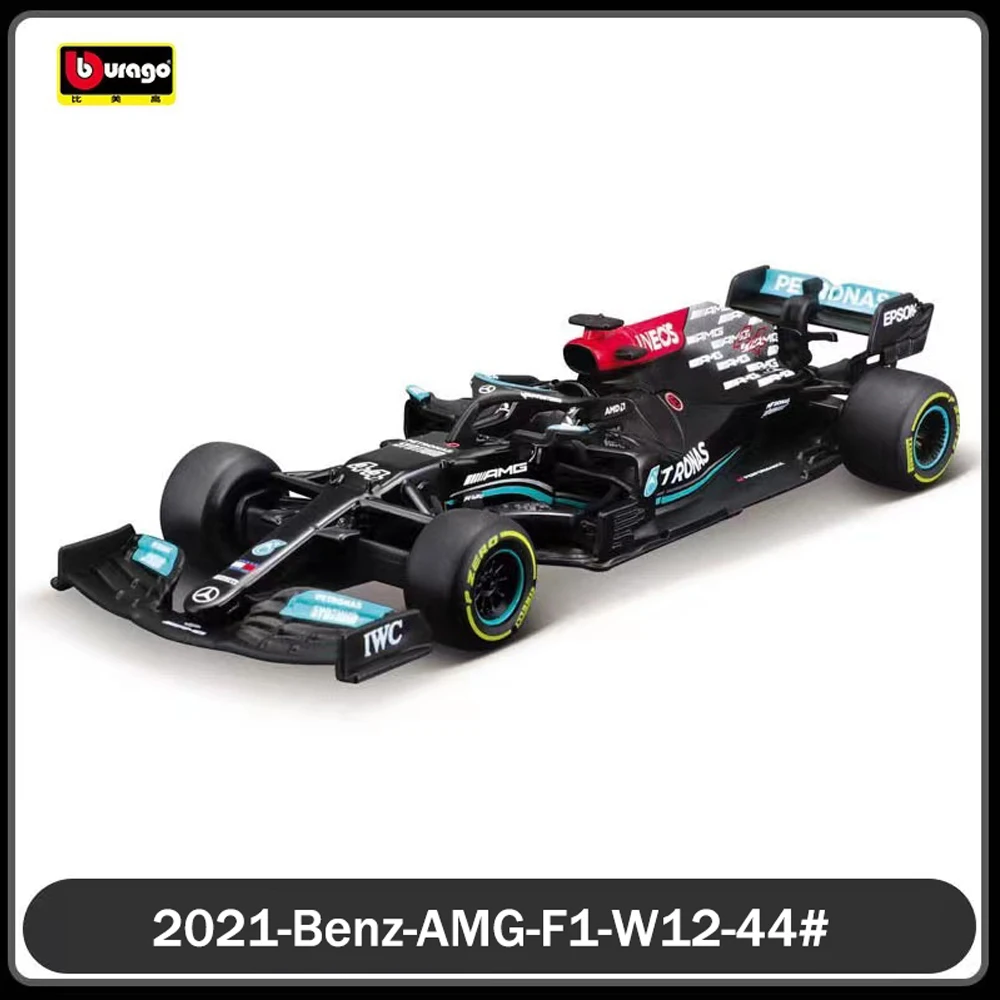 

Bburago 1:43 2021 F1 Mercedes-AMG W12 E Performance W12 Ferrari Red Bull Formula 1 Racing Diecast Model Cars Model