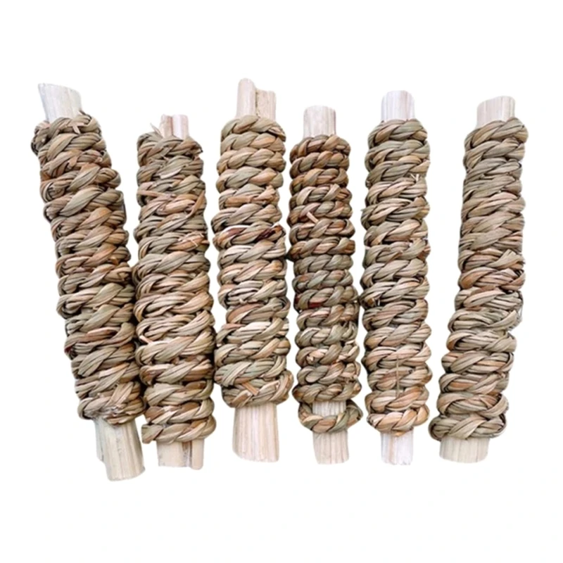 6pcs Grass Teeth Chews for Rabbits Sweet Bamboo Sticks for Hamsters Gerbils
6pcs Grass Teeth Chews for Rabbits Sweet Bamboo Sticks for Hamsters Gerbils