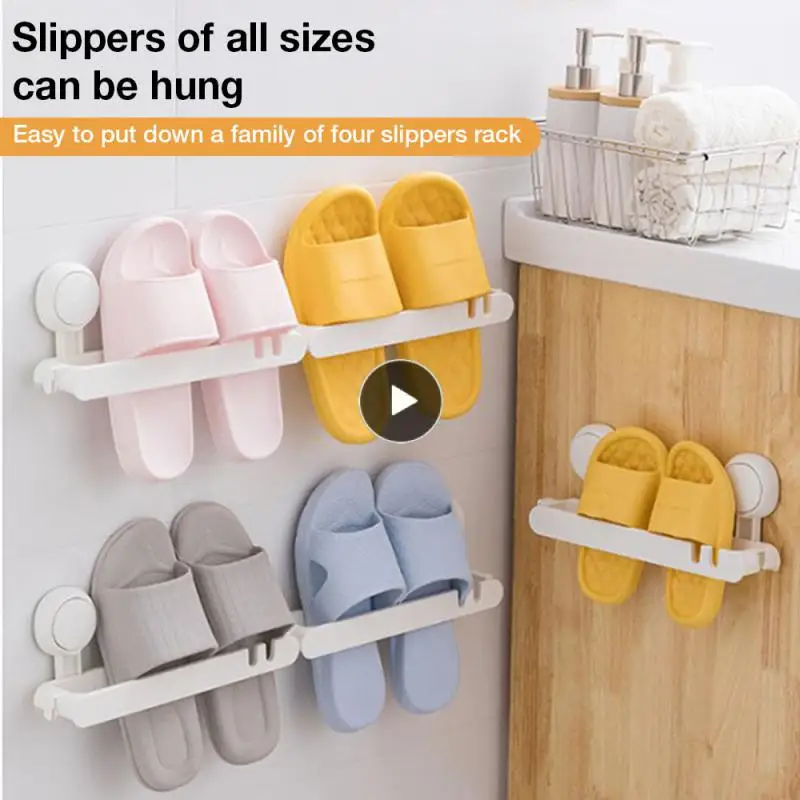 Anti-fall Wall Mounted Shoe Rack Waterproof Wall-mounted Bathroom Storage Racks Home Space Saving Shoes Hanger Simple And Easy
Anti-fall Wall Mounted Shoe Rack Waterproof Wall-mounted Bathroom Storage Racks Home Space Saving Shoes Hanger Simple And Easy