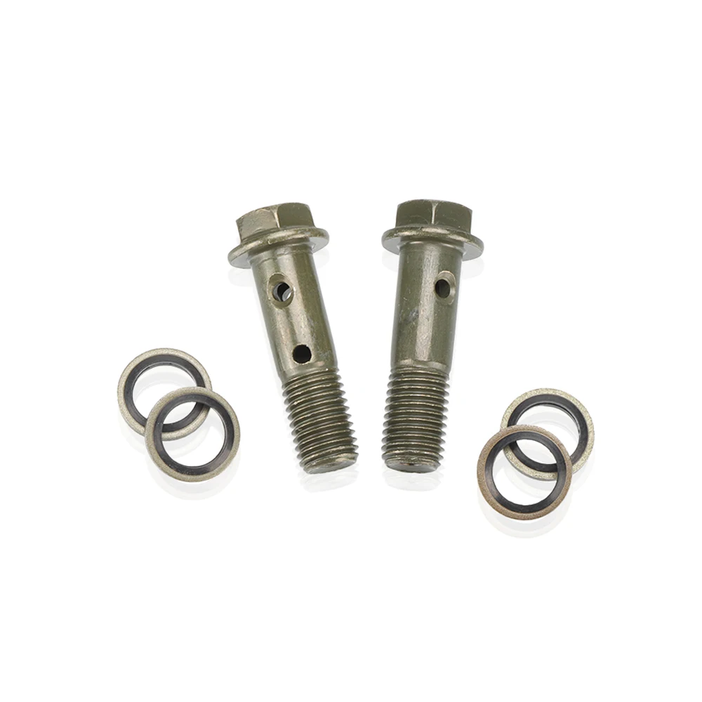 Полый винт гидравлического тормоза мотоцикла M10 x 1,25, двойной болт-банджо для адаптера суппорта гидравлического тормозного шланга
Полый винт гидравлического тормоза мотоцикла M10 x 1,25, двойной болт-банджо для адаптера суппорта гидравлического тормозного шланга