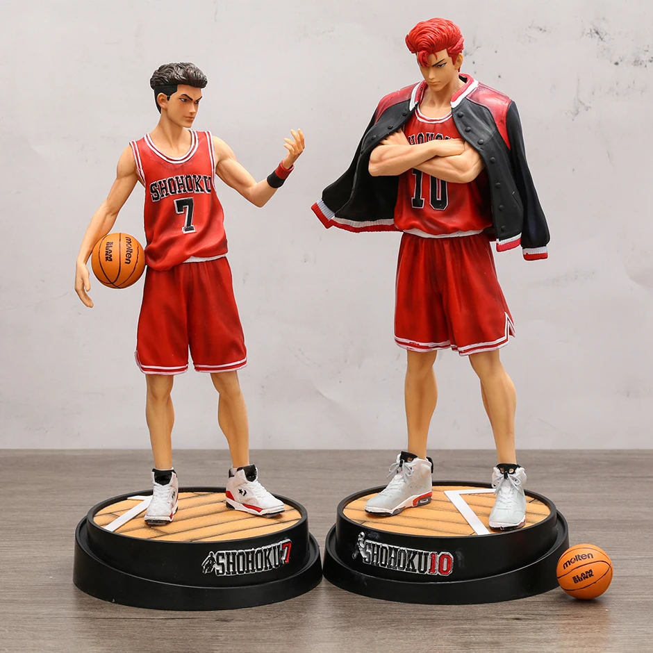 GK Hanamichi Sakuragi / Ryota Miyagi Slam Dunk PVC Model Statue Collectible Figure Doll Toy
GK Hanamichi Sakuragi / Ryota Miyagi Slam Dunk PVC Model Statue Collectible Figure Doll Toy