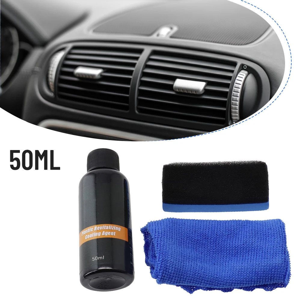 50ML Car Plastic Revitalizing Coating Agent Auto Exterior Restorer Car Refurbishing Agent With Sponge Parts Refurbished Agents
50ML Car Plastic Revitalizing Coating Agent Auto Exterior Restorer Car Refurbishing Agent With Sponge Parts Refurbished Agents