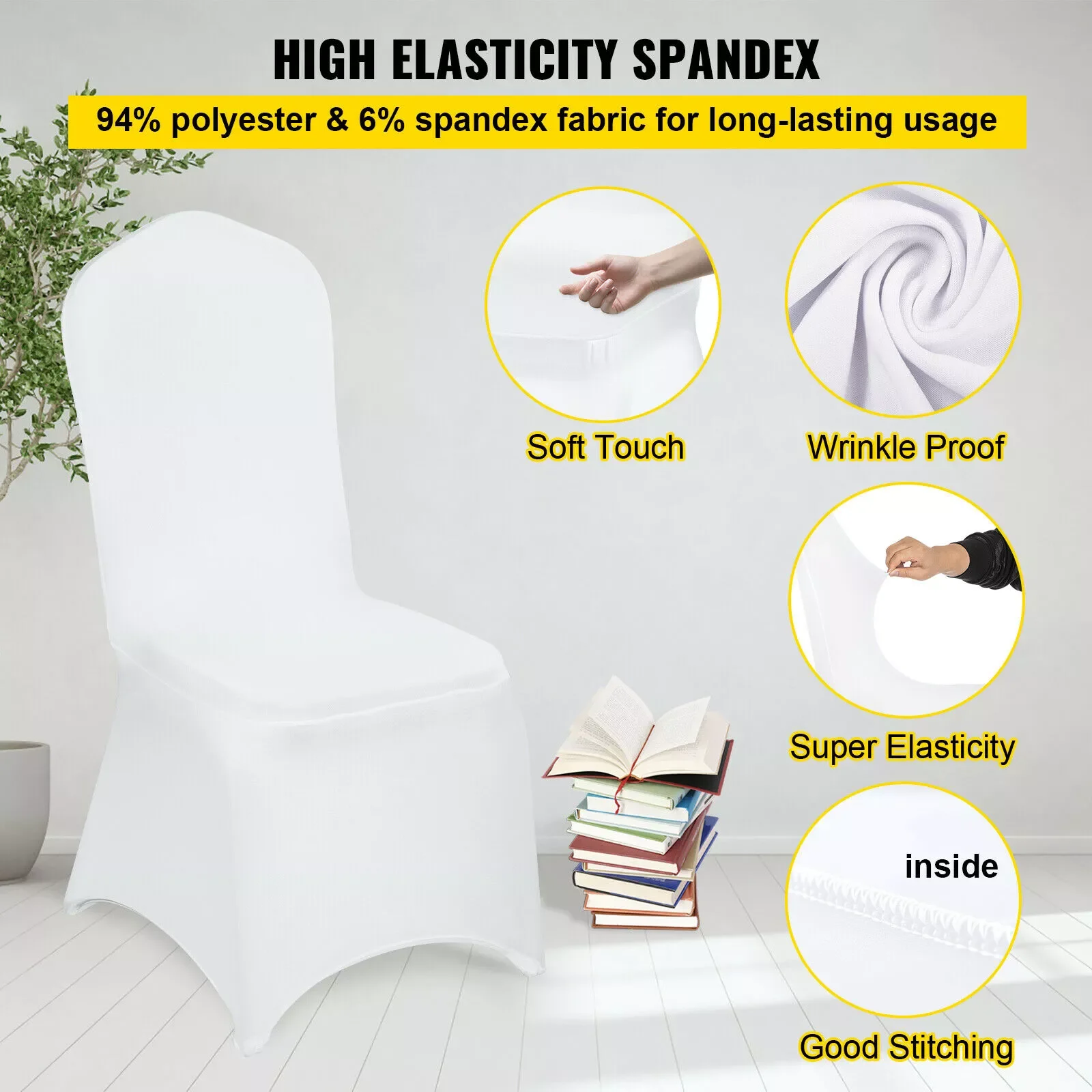 50 100Pcs Wedding Chair Covers Spandex Stretch Slipcover for Restaurant Banquet Hotel Dining Party Universal Chair Cover
50 100Pcs Wedding Chair Covers Spandex Stretch Slipcover for Restaurant Banquet Hotel Dining Party Universal Chair Cover