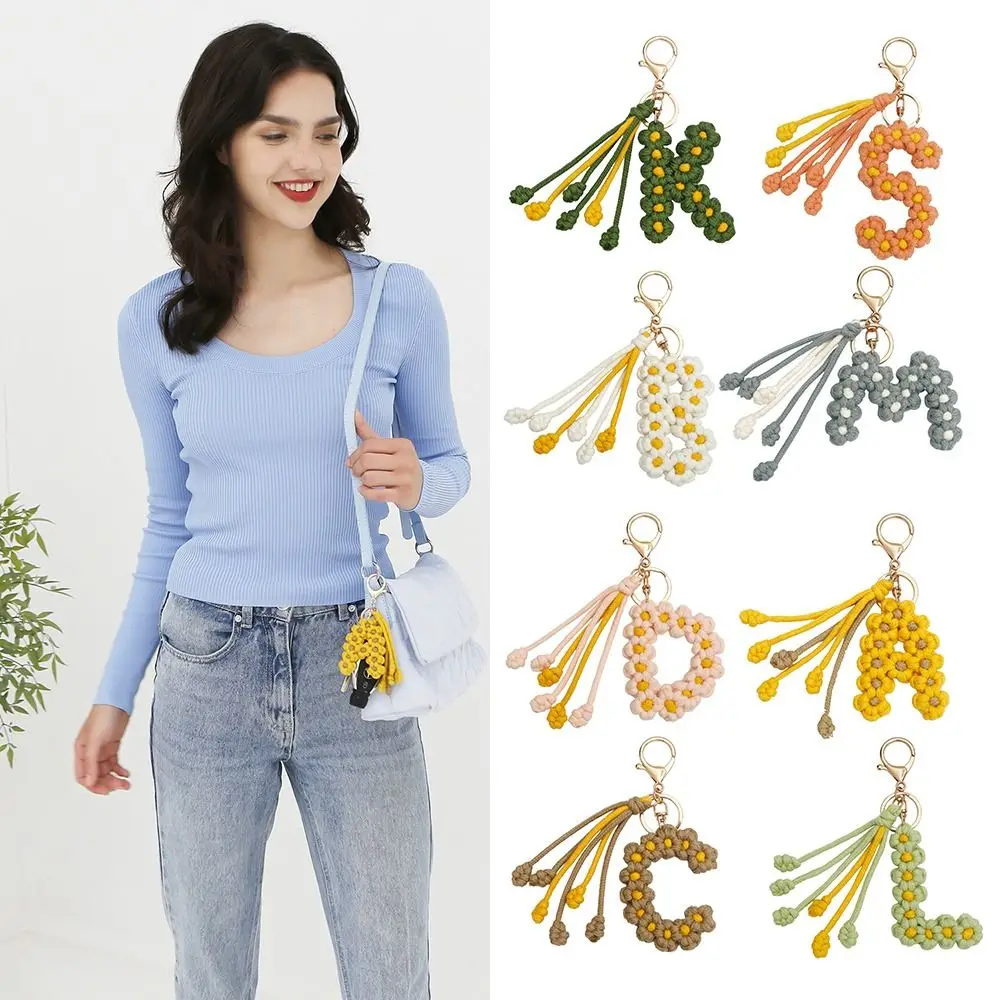 Intangible Cultural Heritage Letter Keychain Rice Ears Daisy Flowers Handwoven Bag Accessories Bohemian Bag Pendant
Intangible Cultural Heritage Letter Keychain Rice Ears Daisy Flowers Handwoven Bag Accessories Bohemian Bag Pendant