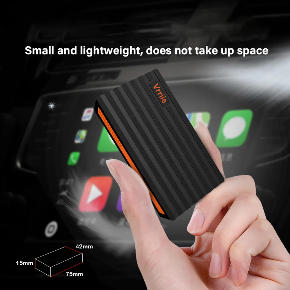 Box CarPlay Wired To Wireless Siri Control USB-C Video Player 5V 1A ABS Bluetooth For Multimedia Multiple Control
Box CarPlay Wired To Wireless Siri Control USB-C Video Player 5V 1A ABS Bluetooth For Multimedia Multiple Control