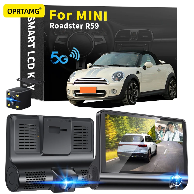 OPRTAMG Dash Cam 540C6 Car DVR 3 Cameras Lens 4.0 Inch 1080P dashcam For MINI Roadster R59 1994 1995-2018 2019 2020 2021 2022
OPRTAMG Dash Cam 540C6 Car DVR 3 Cameras Lens 4.0 Inch 1080P dashcam For MINI Roadster R59 1994 1995-2018 2019 2020 2021 2022