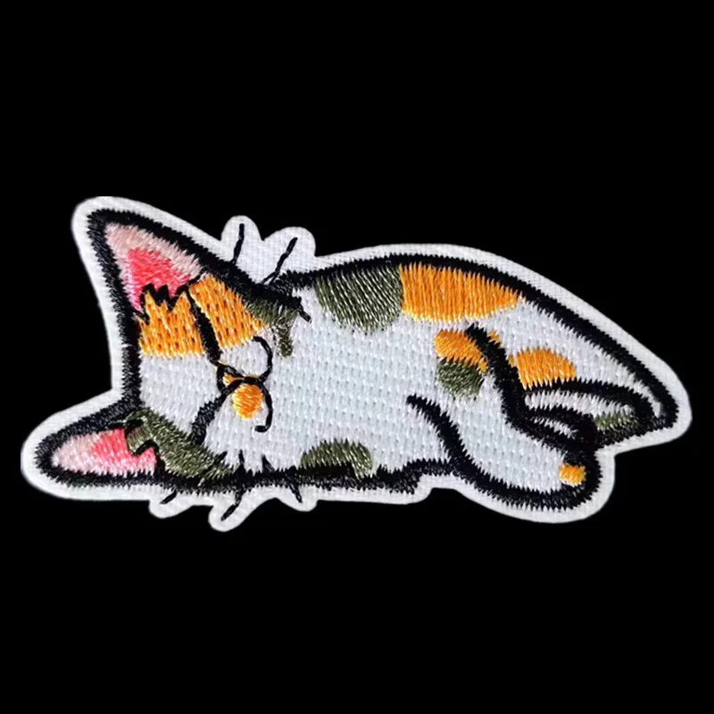 Embroidery Animal Patch Funny Cat Iron on Patch for clothing accessories Cute Style Pattern Logo Strange things Diy Gifts
Embroidery Animal Patch Funny Cat Iron on Patch for clothing accessories Cute Style Pattern Logo Strange things Diy Gifts