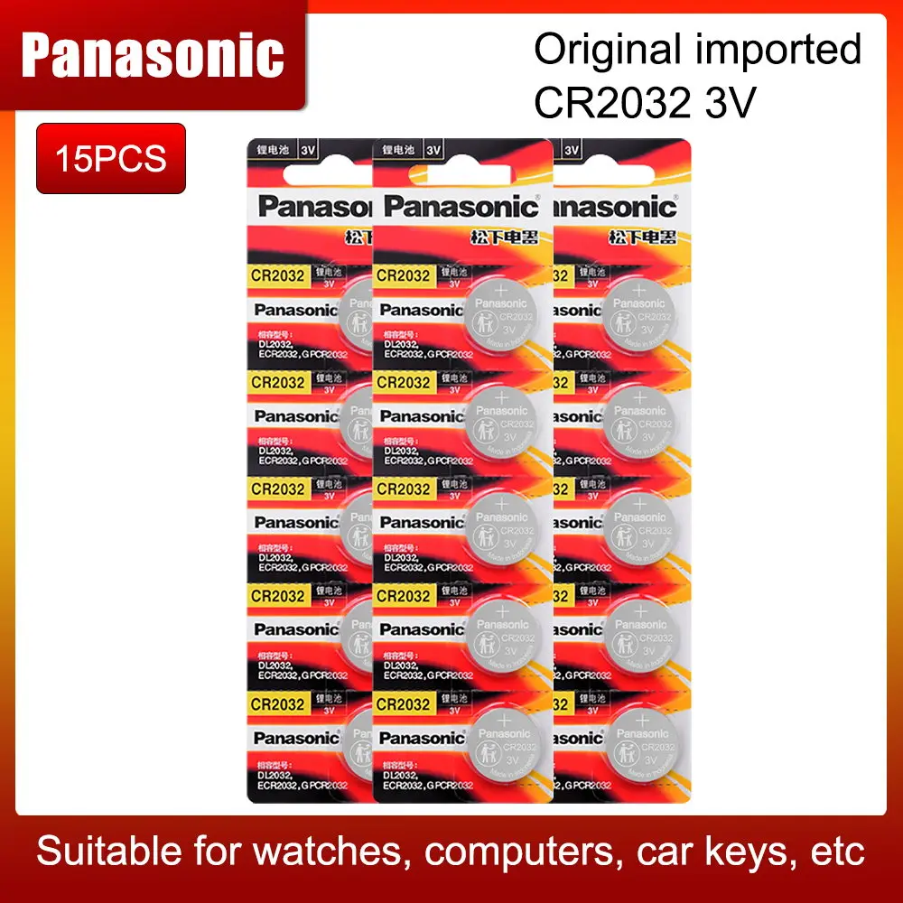 Brand New PANASONIC 15pcs/lot cr2032 Brand New Button Cell Batteries 3V Coin Lithium Toys Calculators PDA remote control cr2032
Brand New PANASONIC 15pcs/lot cr2032 Brand New Button Cell Batteries 3V Coin Lithium Toys Calculators PDA remote control cr2032