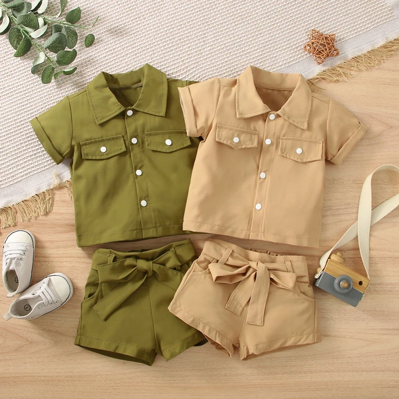 2022 Pudcoco Summer Baby Short Sleeve Shirt Shorts Adjustable Belt Pocket Decoration Casual Clothing
2022 Pudcoco Summer Baby Short Sleeve Shirt Shorts Adjustable Belt Pocket Decoration Casual Clothing