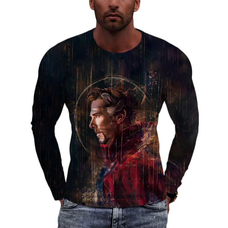 Oversized T-shirt For Men Marvel Doctor Strange 3D Print Cool Women Clothing Spring Long Sleeve Harajuku Male T Shirt Tees
Oversized T-shirt For Men Marvel Doctor Strange 3D Print Cool Women Clothing Spring Long Sleeve Harajuku Male T Shirt Tees