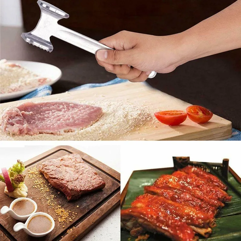 1Pcs Kitchen Gadgets Multifunction Meat Hammer Two Sides Loose Tenderizers Portable Steak Pork Tools Aluminum Alloy Dropshipping
1Pcs Kitchen Gadgets Multifunction Meat Hammer Two Sides Loose Tenderizers Portable Steak Pork Tools Aluminum Alloy Dropshipping