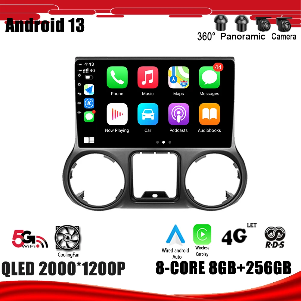 Android 13 для Jeep Wrangler 3 JK 2011 - 2014 навигация GPS DSP Carplay WIFI Автомагнитола мультимедийный плеер
Android 13 для Jeep Wrangler 3 JK 2011 - 2014 навигация GPS DSP Carplay WIFI Автомагнитола мультимедийный плеер