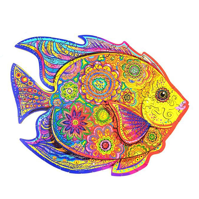 Cheap Goldfish Wooden Puzzles 200 300 100 Pieces Adults Kid Jigsaws Alien Fish Shaped Building Block 3D DIY Gift Box Wholesale
Cheap Goldfish Wooden Puzzles 200 300 100 Pieces Adults Kid Jigsaws Alien Fish Shaped Building Block 3D DIY Gift Box Wholesale