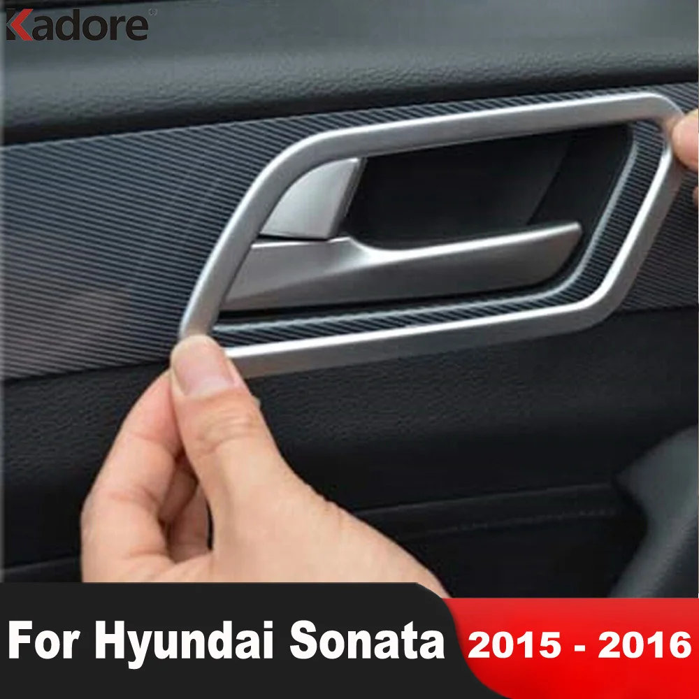 Для Hyundai Sonata 2015 2016 матовая Автомобильная внутренняя дверная ручка крышка чаши отделка наклейки декоративные молдинги аксессуары для интерь...
Для Hyundai Sonata 2015 2016 матовая Автомобильная внутренняя дверная ручка крышка чаши отделка наклейки декоративные молдинги аксессуары для интерь...