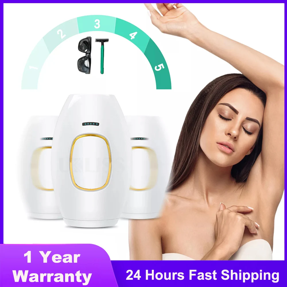 Laser Epilator IPL Hair Removal 500000 Flashes Electric Depilator Whole Body Facial Epilator Hair Remover Machine for Women
Laser Epilator IPL Hair Removal 500000 Flashes Electric Depilator Whole Body Facial Epilator Hair Remover Machine for Women