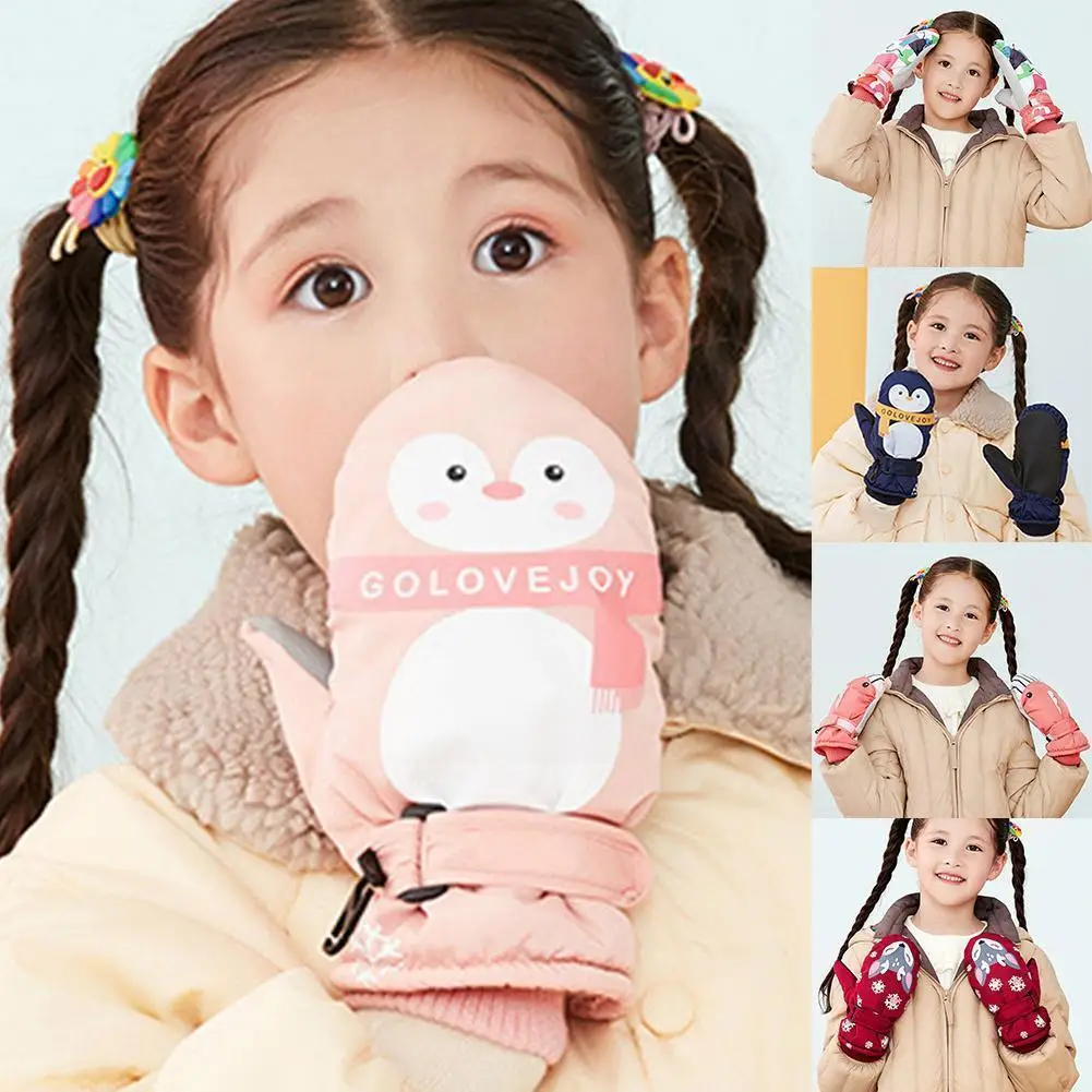 A Pair Kids Toddlers Ski Gloves Waterproof Winter Outdoor Mittens Thicken Sports Warm Boy/girl T6w5
A Pair Kids Toddlers Ski Gloves Waterproof Winter Outdoor Mittens Thicken Sports Warm Boy/girl T6w5