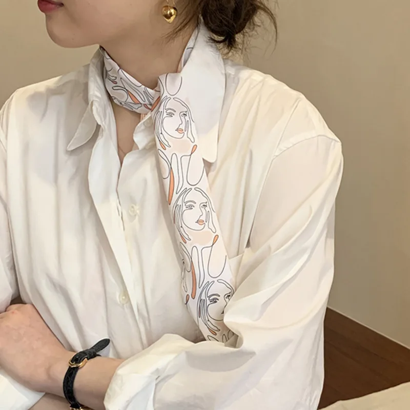 geometric silk scarf romantic retro campus gentle tie hair belt bag ribbon Decorate Scarves
geometric silk scarf romantic retro campus gentle tie hair belt bag ribbon Decorate Scarves