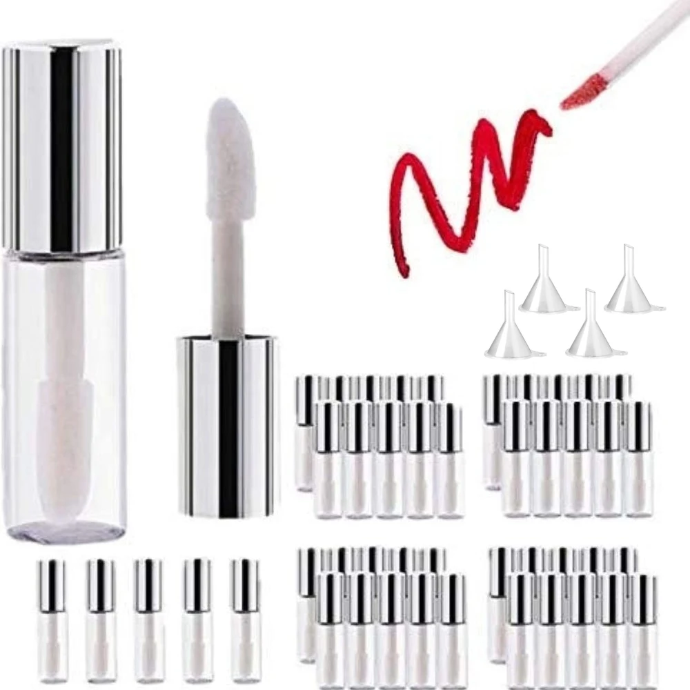 100PCS 1.2ml Empty Lip Gloss Tube with 4 Pieces Funnels Wholesale Clear Mini Empty Lip Bottles DIY Cosmetic Reusable Lipstick
100PCS 1.2ml Empty Lip Gloss Tube with 4 Pieces Funnels Wholesale Clear Mini Empty Lip Bottles DIY Cosmetic Reusable Lipstick