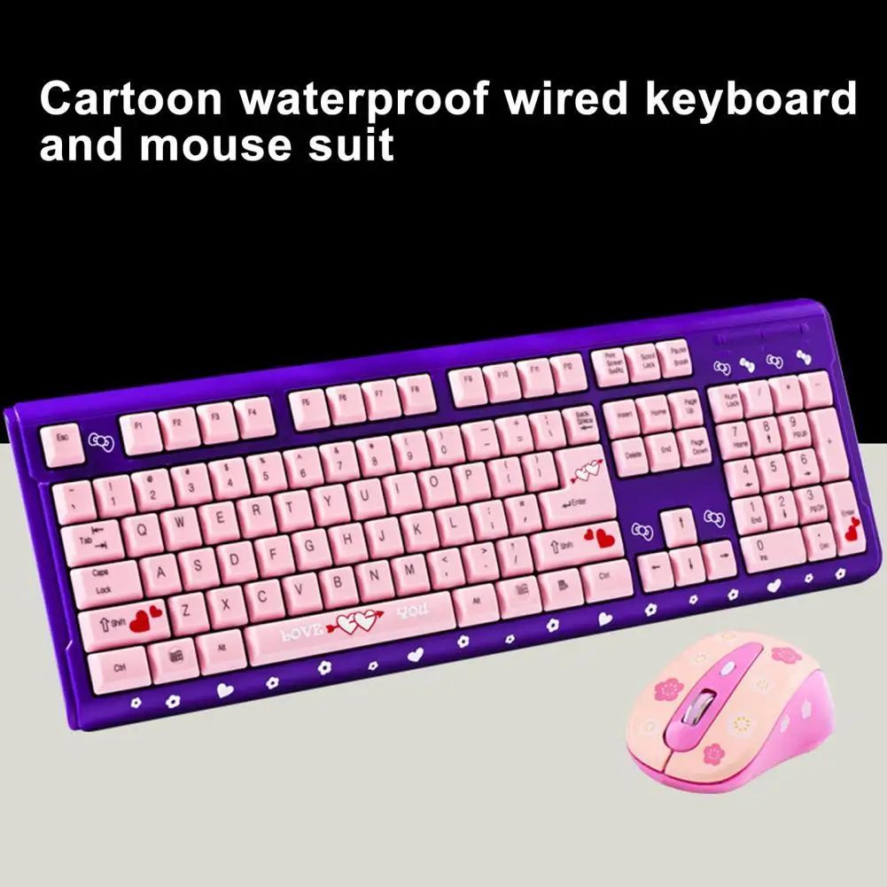 1 Set Gaming Keyboard Cute Portable Cute Mute Computer USB Mouse for Office Wired Keyboard Computer Keyboard
1 Set Gaming Keyboard Cute Portable Cute Mute Computer USB Mouse for Office Wired Keyboard Computer Keyboard