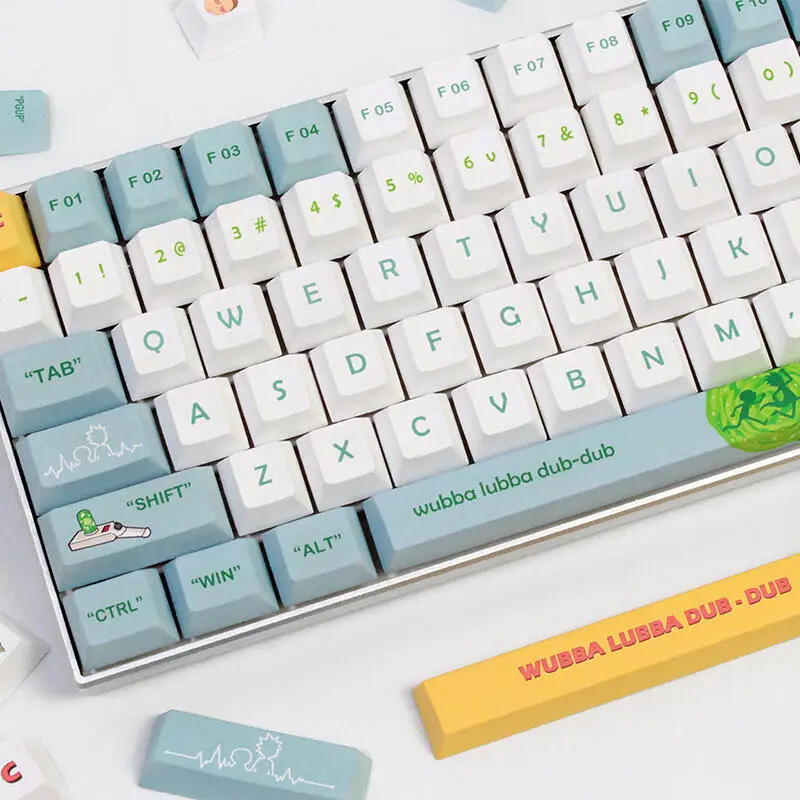 R&M 104+36 Cherry Profile Keycap Set Cherry MX PBT Dye-subbed for Mechanical Gaming Keyboard
R&M 104+36 Cherry Profile Keycap Set Cherry MX PBT Dye-subbed for Mechanical Gaming Keyboard