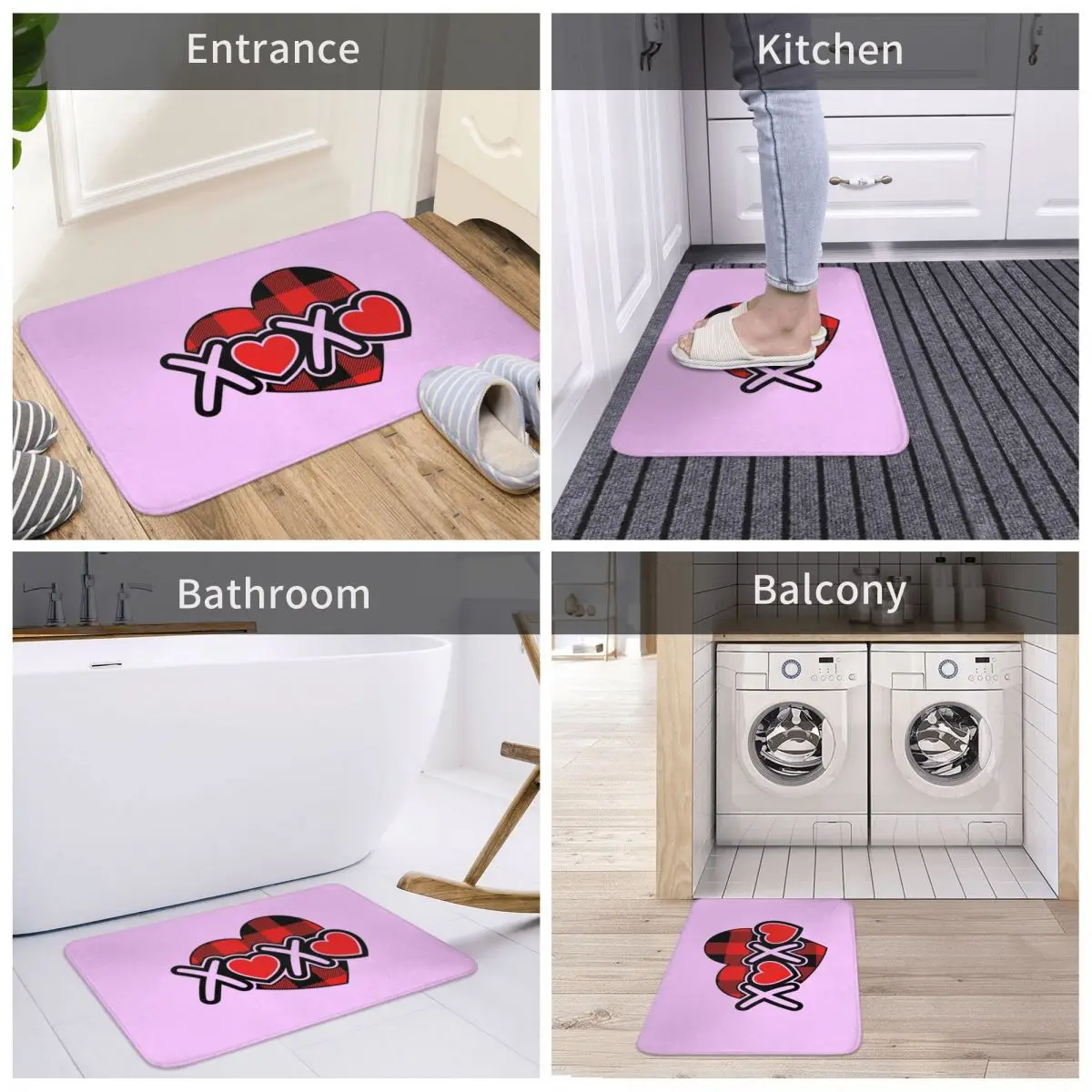 Xoxo Cute Valentines Day Gift Bath Door Mat Holiday Love Rug Carpet Decor Entrance Living Room Home Kitchen Bedroom Anti-slip
Xoxo Cute Valentines Day Gift Bath Door Mat Holiday Love Rug Carpet Decor Entrance Living Room Home Kitchen Bedroom Anti-slip