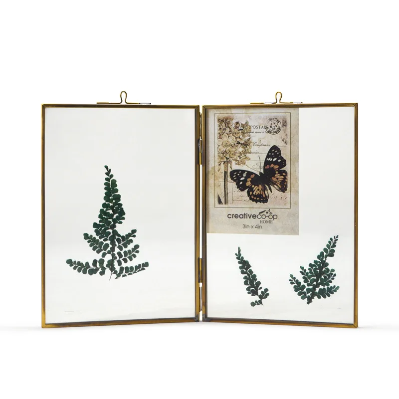 Retro Glass Photo Frame Home Decor Dry Flower Specimen Display Glass Clip with Bronze Base European Photo Frame Table Decoration
Retro Glass Photo Frame Home Decor Dry Flower Specimen Display Glass Clip with Bronze Base European Photo Frame Table Decoration