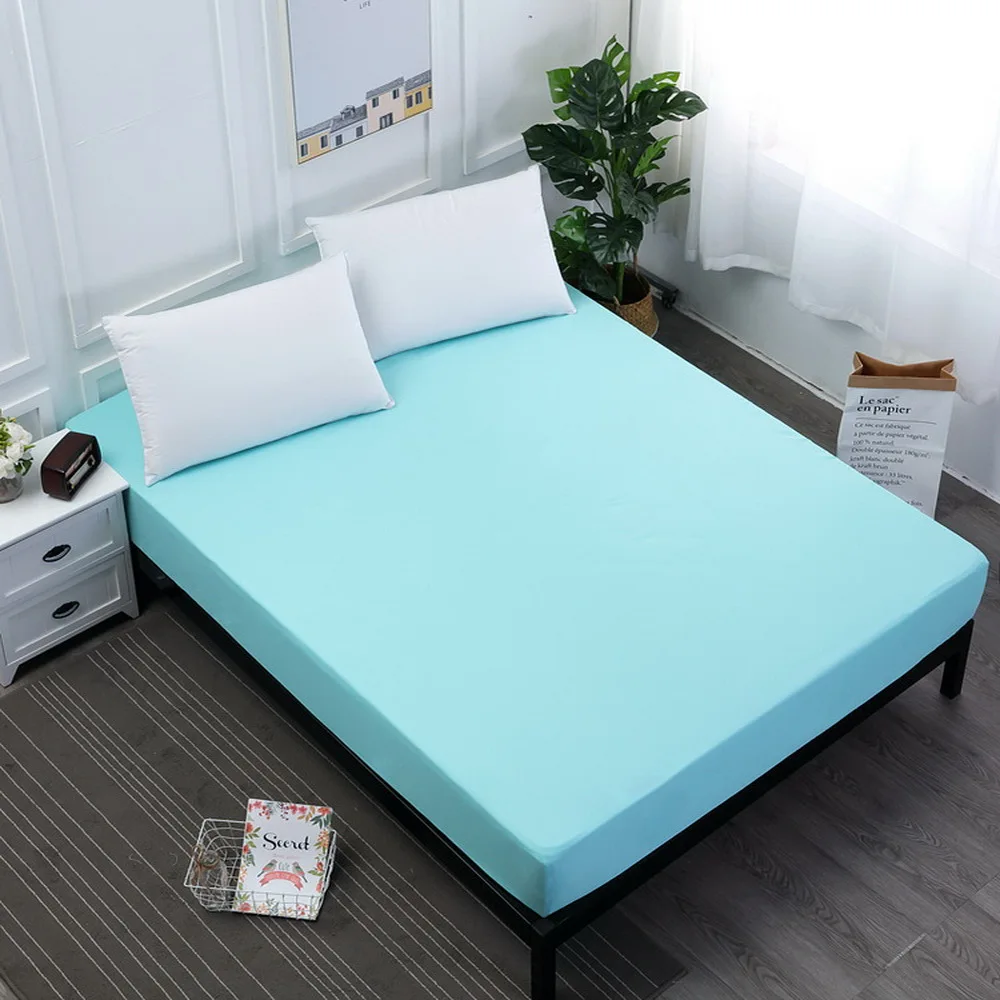 Polyester Solid Color Elastic Sheet Easy Care And Clean Fitted Sheet Mattress Cover With Elastic Band Bed Sheet
Polyester Solid Color Elastic Sheet Easy Care And Clean Fitted Sheet Mattress Cover With Elastic Band Bed Sheet