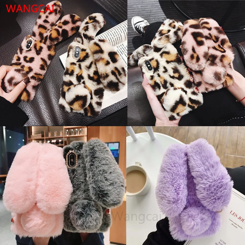 Чехол с кроличьими ушками для OPPO A94 A95 5G A74 A54 Reno 5f 5 Lite 5Z Realme C25Y C21Y C21 C20 8 V13 Find X3 Pro |