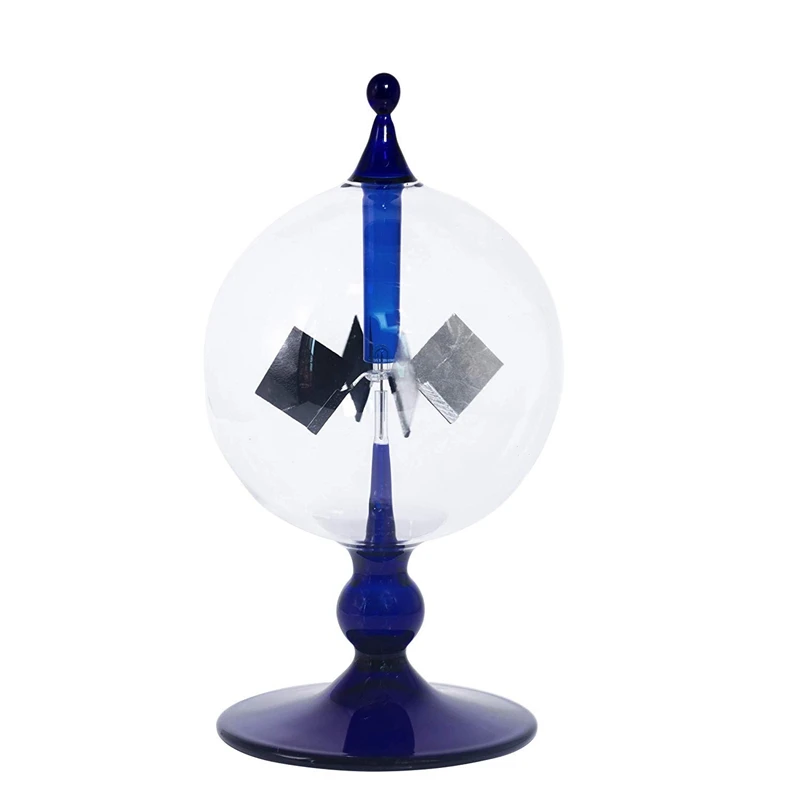 Blue Solar Power Radiometer Sunlight Energy Crookes Spinning Vanes Windmill Gift Home Desk Decoration
Blue Solar Power Radiometer Sunlight Energy Crookes Spinning Vanes Windmill Gift Home Desk Decoration