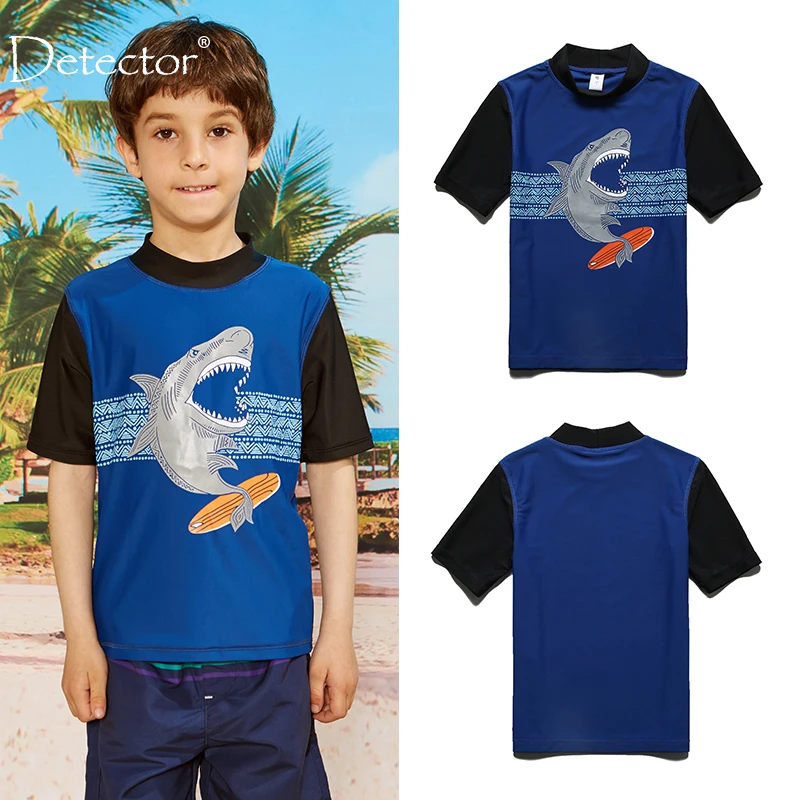 Summer Boys Short Sleeve Rashguard Kids Swim Suit UPF 50+ Sun Protection Shirts Boys Swimwear Navy Rash Guard Beach Wear
Summer Boys Short Sleeve Rashguard Kids Swim Suit UPF 50+ Sun Protection Shirts Boys Swimwear Navy Rash Guard Beach Wear