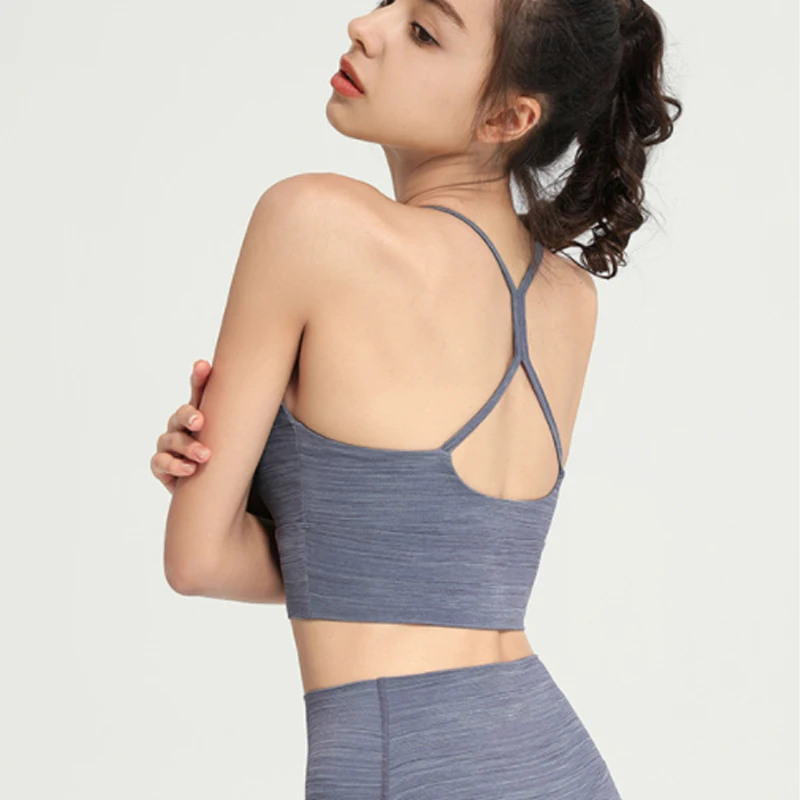Summer Nude Sports Underwear Women‘s Shoulder Strap Yoga Bra Breathable Quick-dry Vest Strap Fitness Suit
Summer Nude Sports Underwear Women‘s Shoulder Strap Yoga Bra Breathable Quick-dry Vest Strap Fitness Suit