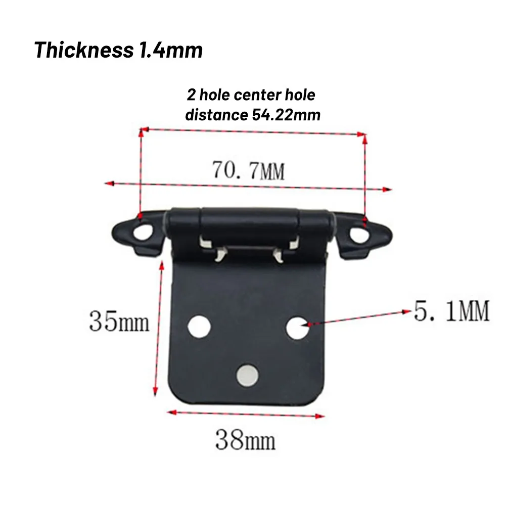 Kitchen Door Hinges 10pcs Cabinet Drawer Hardware Heavy Duty Self-Closing W/ Screws Cold-rolled Steel Cupboard
Kitchen Door Hinges 10pcs Cabinet Drawer Hardware Heavy Duty Self-Closing W/ Screws Cold-rolled Steel Cupboard