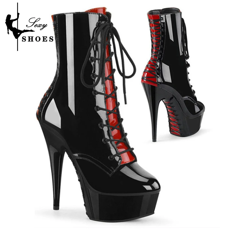 Strap Sandals Women Summer 2023 Clubwear 15CM Heels Pole Dancing Shoes Peep Toe Platform Lace-up Red Black Exotic Ankle Boots
Strap Sandals Women Summer 2023 Clubwear 15CM Heels Pole Dancing Shoes Peep Toe Platform Lace-up Red Black Exotic Ankle Boots