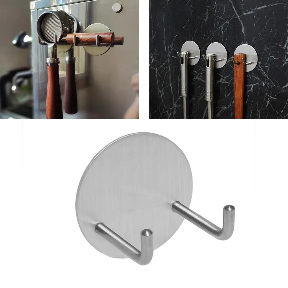 Self-Adhesive Coffee Bottomless Portafilter Wall Rack 60×35×28mm For 51mm/53mm/54mm/58mm Coffee Handles Stainless Steel Bracket
Self-Adhesive Coffee Bottomless Portafilter Wall Rack 60×35×28mm For 51mm/53mm/54mm/58mm Coffee Handles Stainless Steel Bracket