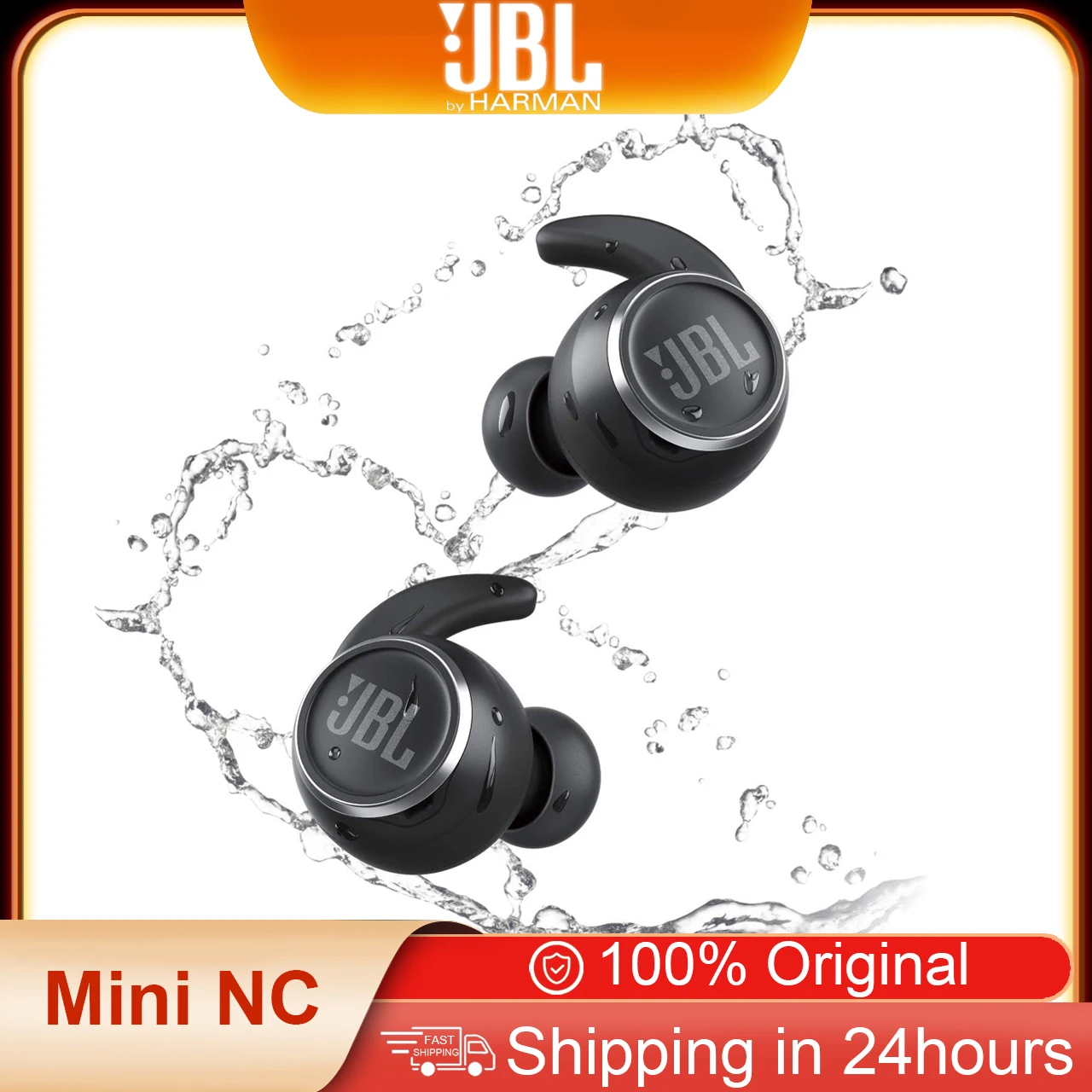 

JBL REFLECT MINI NC Bluetooth Earbuds True Wireless Noise Cancelling Sport Headphones Stereo Earphone Bass Music Gaming Headset