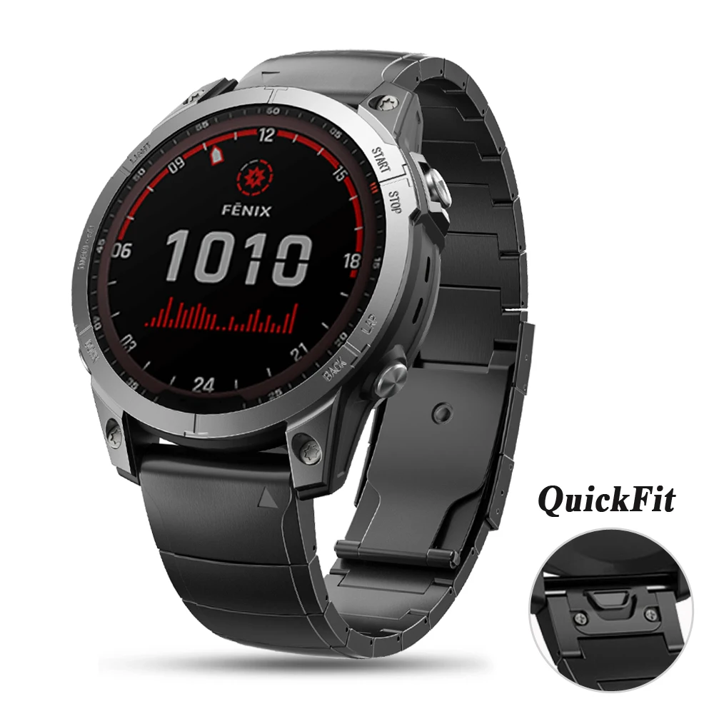 Ремешок из титанового металла для наручных часов Garmin Fenix 7X 6X Pro 5X Plus Delta Instinct 2X 
Ремешок из титанового металла для наручных часов Garmin Fenix 7X 6X Pro 5X Plus Delta Instinct 2X