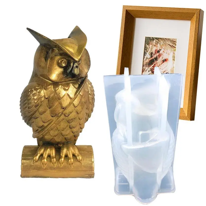 

Owl Resin Molds 3D Animal Resin Mold Epoxy Molds For Silicone Crafts Cute And Detailed Owl Shapes For DIY Handmade Ornament