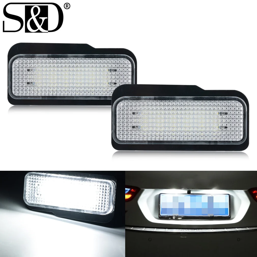 2Pcs CANBUS No Error LED License Plate Light Bulb For Mercedes-Benz W203 5D W211 4D W219 R171 2D Car Number Plate Lamp White 12V
2Pcs CANBUS No Error LED License Plate Light Bulb For Mercedes-Benz W203 5D W211 4D W219 R171 2D Car Number Plate Lamp White 12V