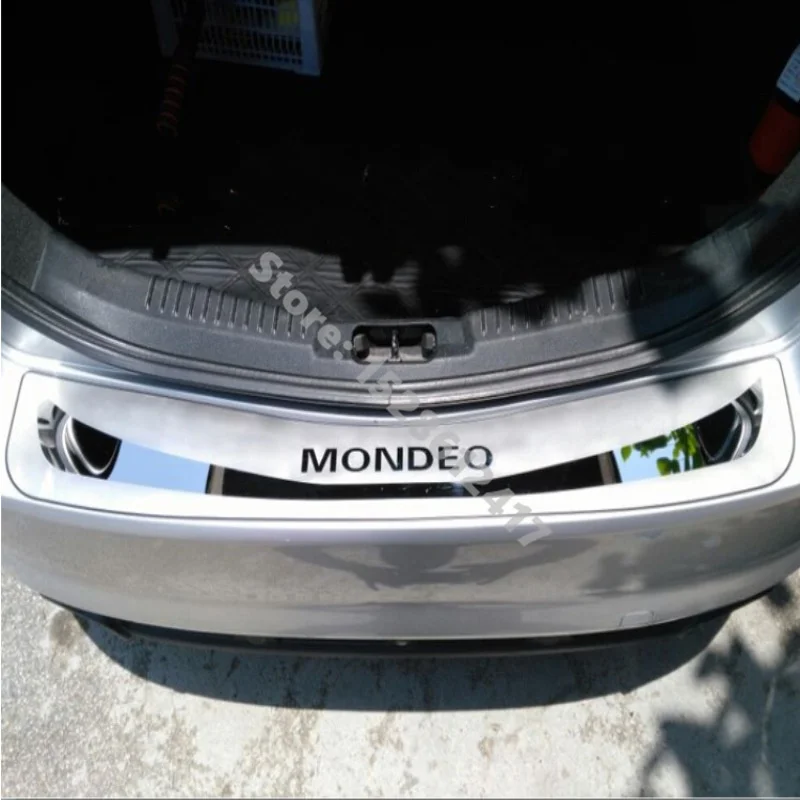 Автомобильные аксессуары для Ford Mondeo 2007-2012, Стайлинг автомобиля, протектор из нержавеющей стали для заднего бампера, протекторная пластина багажника, декоративные наклейки
Автомобильные аксессуары для Ford Mondeo 2007-2012, Стайлинг автомобиля, протектор из нержавеющей стали для заднего бампера, протекторная пластина багажника, декоративные наклейки