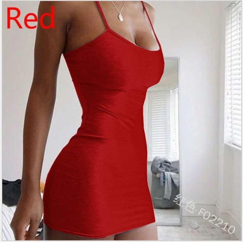 Sexy Spaghetti Strap Camisole Mini Dress Women Bodycon Club Party Backless Dresses Summer Sundress Women 2022 Lagre Size XS-5XL
Sexy Spaghetti Strap Camisole Mini Dress Women Bodycon Club Party Backless Dresses Summer Sundress Women 2022 Lagre Size XS-5XL