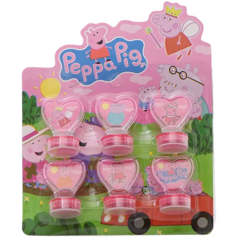 

Peppa Pig animation cartoon page George Kawaii cute children's seal reward seal kindergarten praise seal reward birthday gift