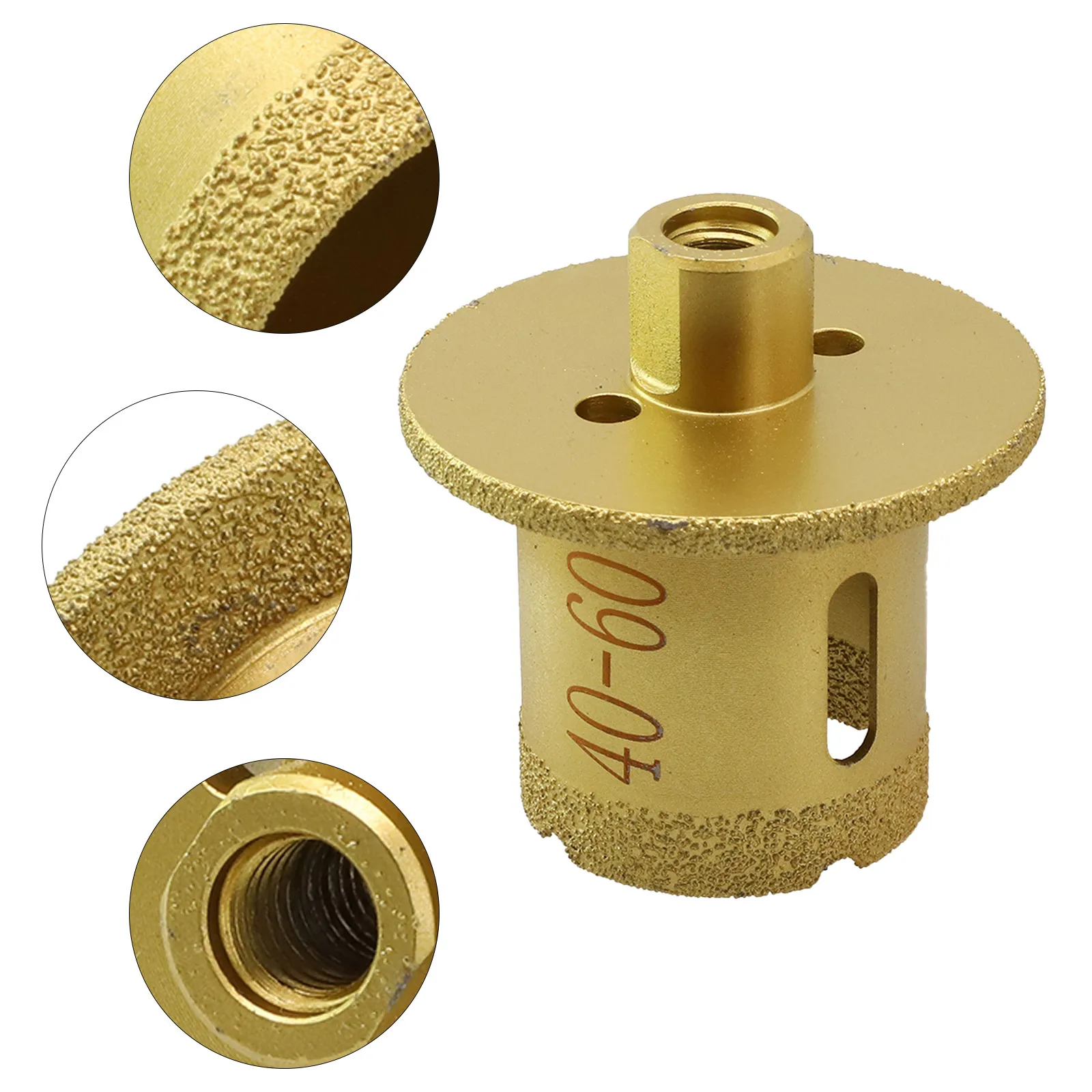 For Marble Tiles Washbasin Core Bits Brazing Hole Opener Tool Parts Brazed Hole Drill Saw Hole Opener M10 Thread
For Marble Tiles Washbasin Core Bits Brazing Hole Opener Tool Parts Brazed Hole Drill Saw Hole Opener M10 Thread