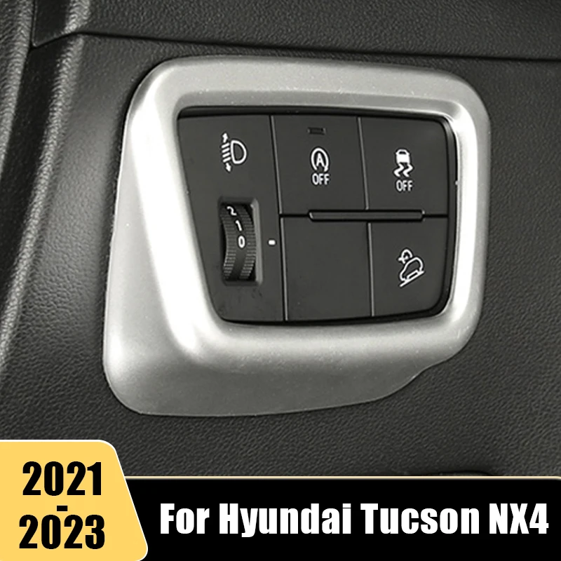 ABS Car Headlight Adjustment Switch Frame Decoration Cover Auto Accessories For Hyundai Tucson NX4 2021 2022 2023 Carbon Fiber
ABS Car Headlight Adjustment Switch Frame Decoration Cover Auto Accessories For Hyundai Tucson NX4 2021 2022 2023 Carbon Fiber